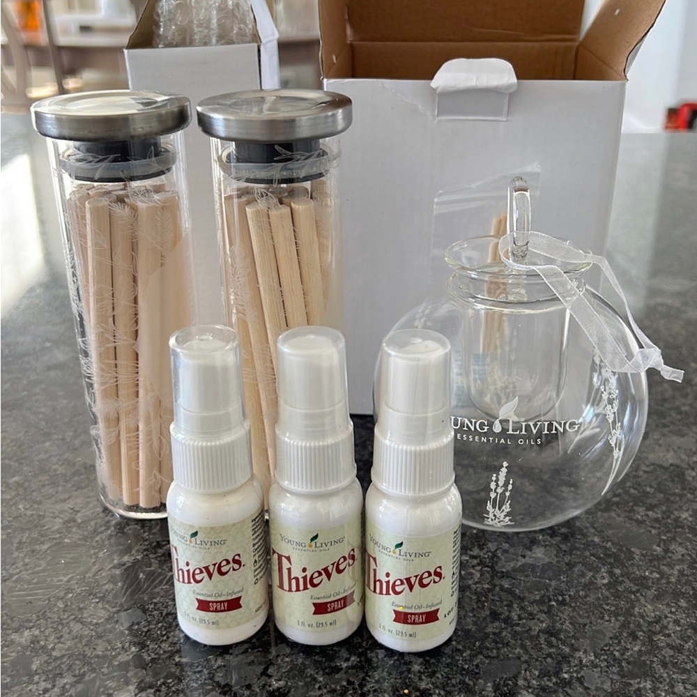 Young Living Essential Oil Diffuser and Thieves Bundle
